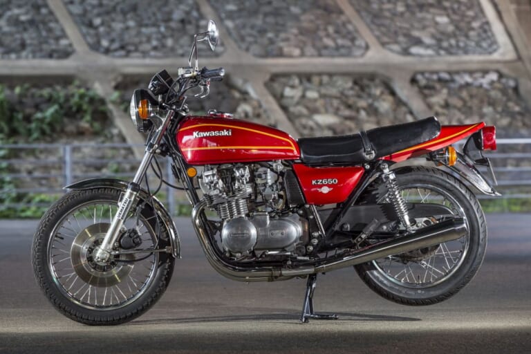 KAWASAKI Z650|カワサキ Z650【1976~1978】各部解説:Z1/2とは隔世の感がある革新の設計