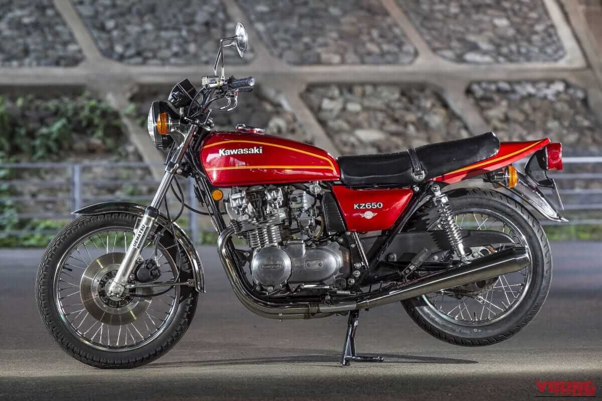 KAWASAKI Z650|カワサキ Z650【1976~1978】各部解説:Z1/2とは隔世の感がある革新の設計
