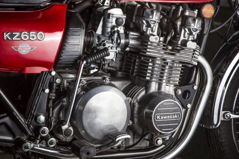 KAWASAKI Z650|カワサキ Z650【1976~1978】各部解説:Z1/2とは隔世の感がある革新の設計