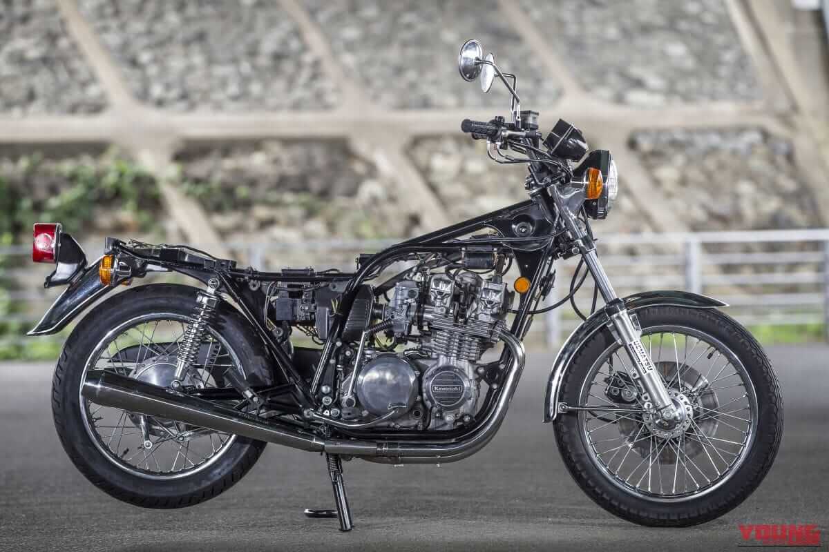 KAWASAKI Z650|カワサキ Z650【1976~1978】各部解説:Z1/2とは隔世の感がある革新の設計