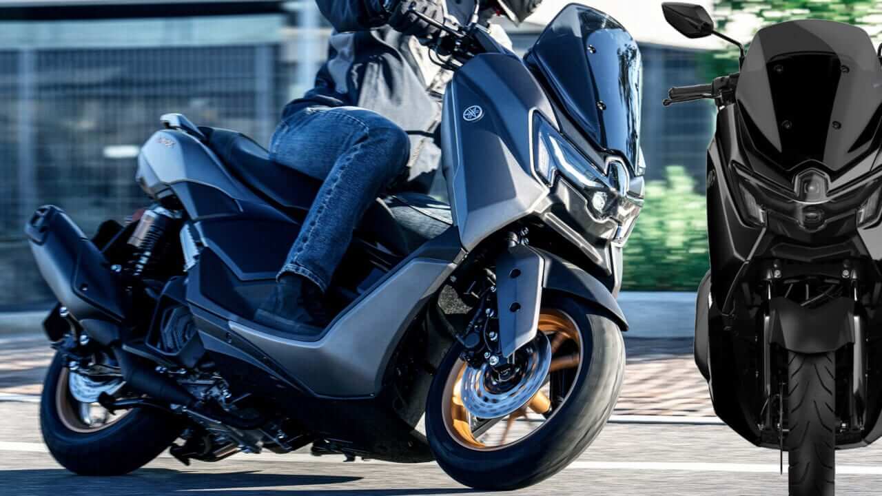 ヤマハ新型「NMAX 155 Tech MAX」初登場! シフトダウン可能なCVT、スマホ連携機能を備え専用カラーを纏う【欧州】