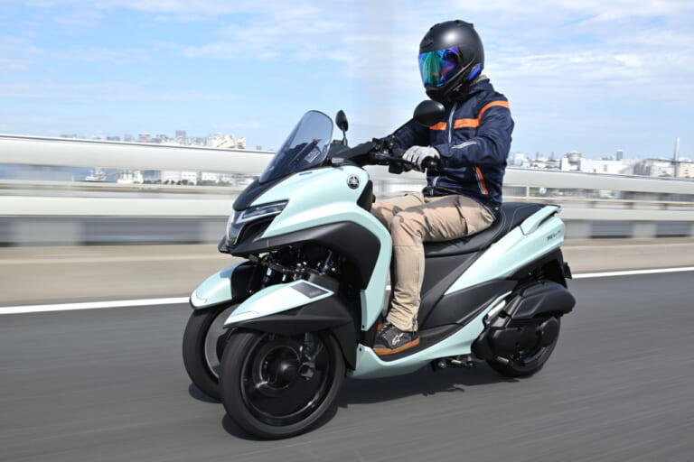 ヤマハ｜トリシティ125｜試乗インプレッション｜【異次元の安定感と制動力で街乗り最強！？】ヤマハ　トリシティ125 2025モデル試乗レポート
