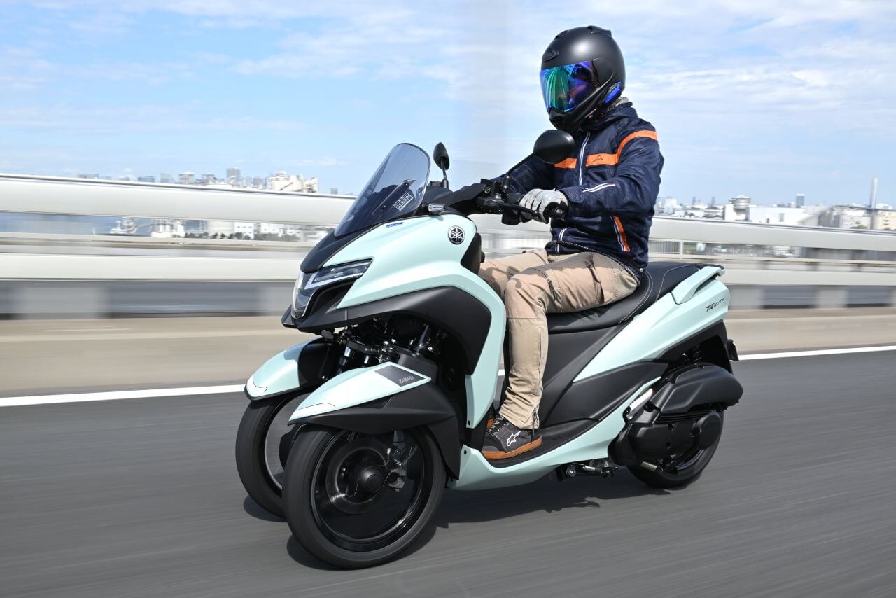 ヤマハ｜トリシティ125｜試乗インプレッション｜【異次元の安定感と制動力で街乗り最強！？】ヤマハ　トリシティ125 2025モデル試乗レポート
