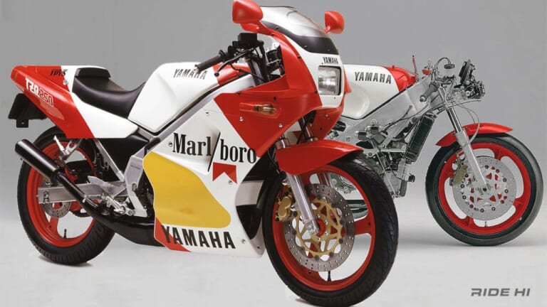 ヤマハTZR250のデルタボックスフレームに込められた絶妙な剛と柔のバランスを見よ！