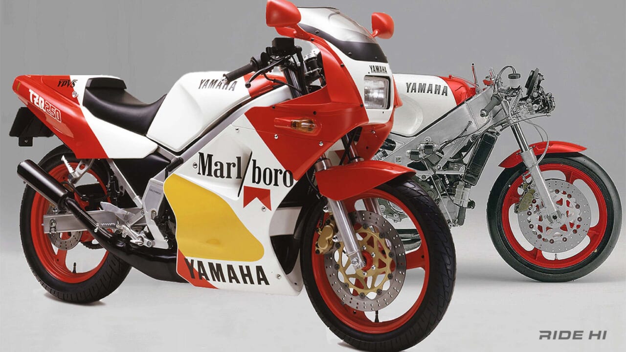 ヤマハTZR250のデルタボックスフレームに込められた絶妙な剛と柔のバランスを見よ！