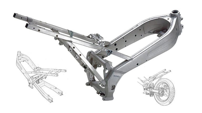 ヤマハ｜TZR250｜1985年｜ヤマハTZR250のデルタボックスフレームに込められた絶妙な剛と柔のバランスを見よ！