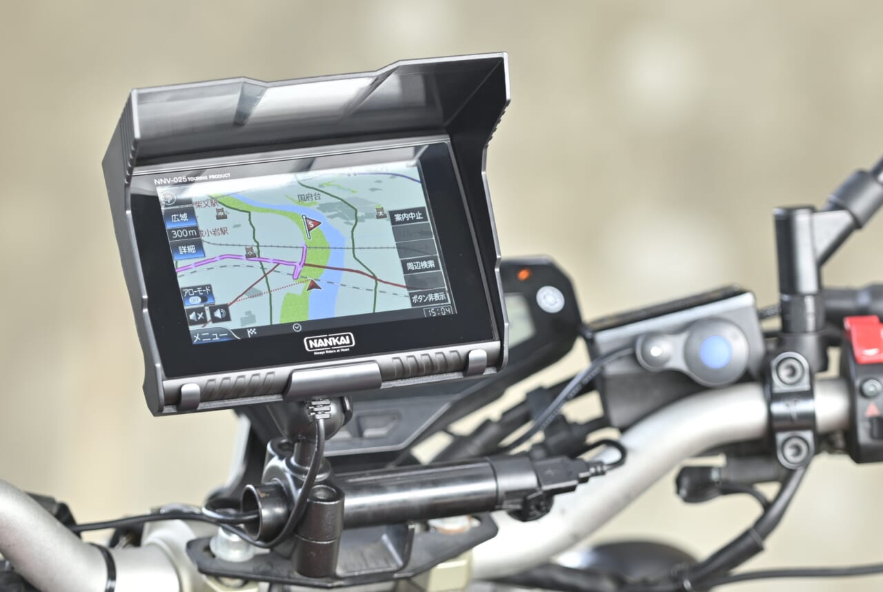 使い勝手抜群!! NANKAI NNV-025 バイクナビゲーションシステム