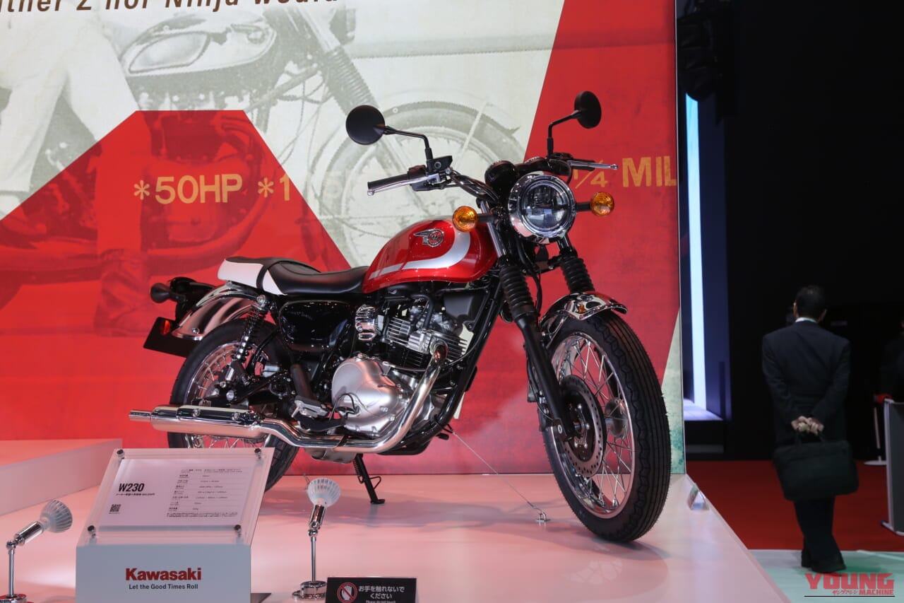 ｜【モビショー】60周年を迎える「W」に世界初公開のニューモデル、そして次世代モビリティ…カワサキブースは実に熱かった!!