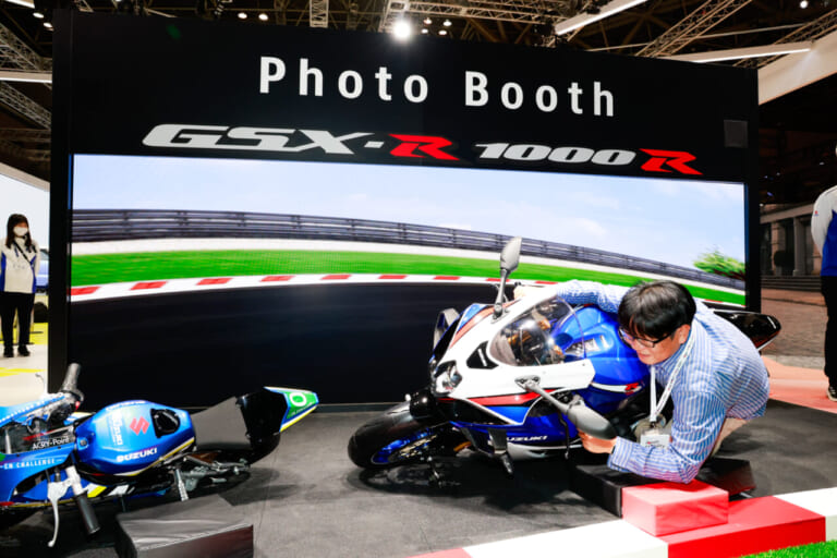 ジャパンモビリティショー|モビショーのモーターサイクルレーシングを探して──懐かしいのから最新までけっこうある!