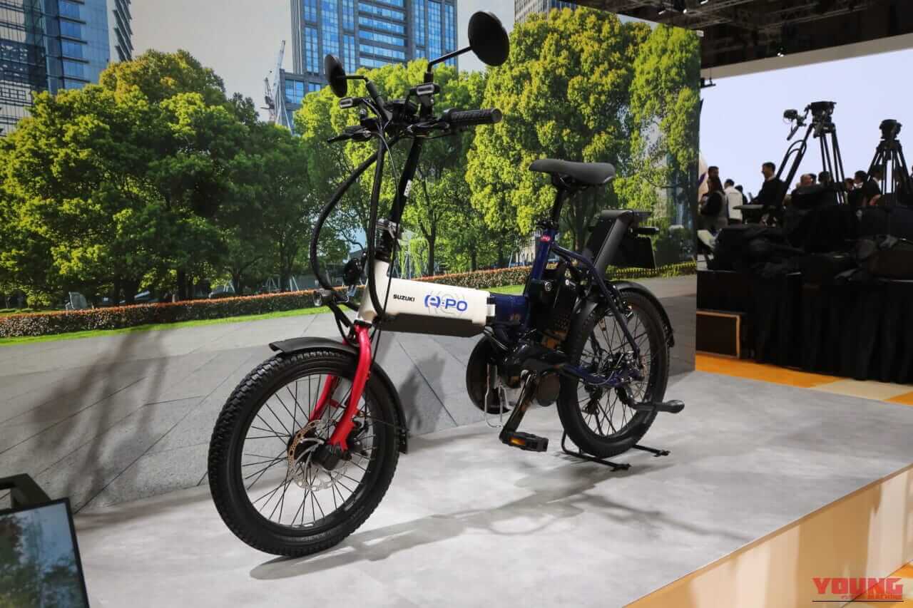 スズキ|ジャパンモビリティショー2025|【モビショー】スズキ(SUZUKI)「eバンバン」はじめEV&水素バイクを展開! 「GSX-8」「GSX-R」最新モデルも