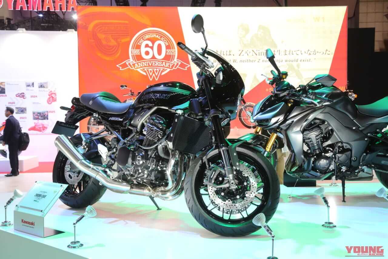 ｜【モビショー】60周年を迎える「W」に世界初公開のニューモデル、そして次世代モビリティ…カワサキブースは実に熱かった!!