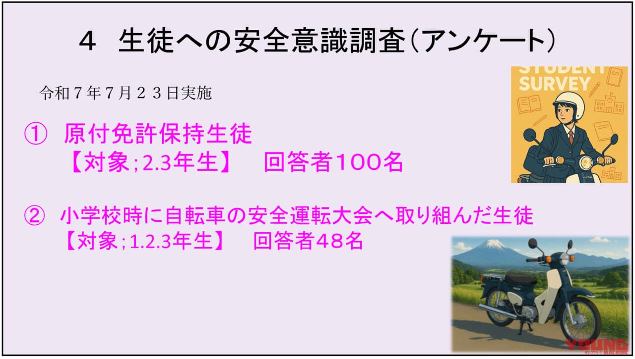 山梨県のバイク通学事情｜【高校生も免許が必要! 山梨県のバイク通学事情】日本二普協主催「第4回 安全シンポジウム」より〈後編〉