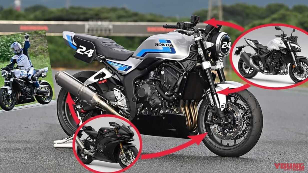 ホンダCB1000Fカスタム術:鉄馬レーサーを丸山浩が解説【CB1000ホーネットやCBR1000RR-R用パーツを流用】