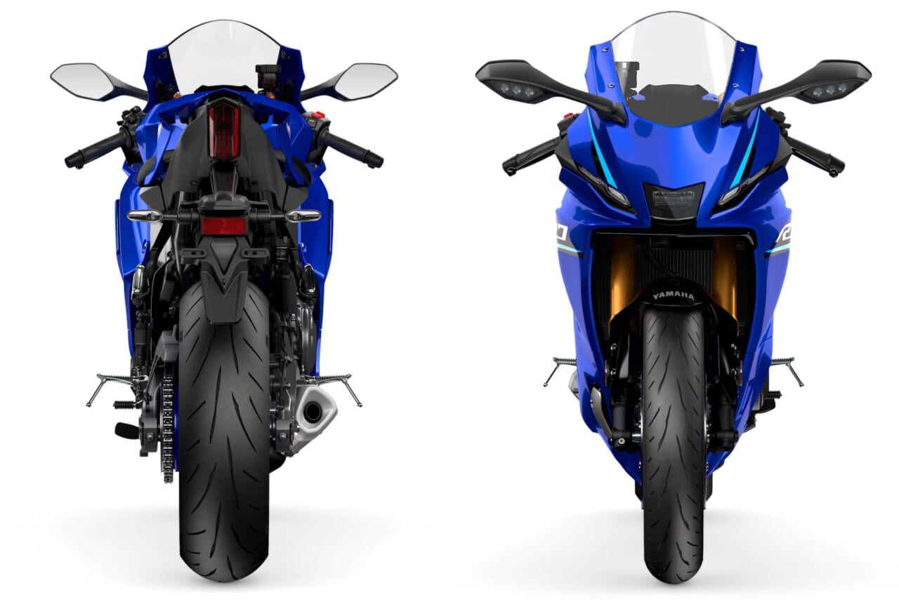 ｜ヤマハ新型「YZF-R7」は電スロ＆R1譲りのIMUで電子制御がイッキ進化！ 70周年カラーで鈴鹿8耐のノスタルジーも再現【EICMA】