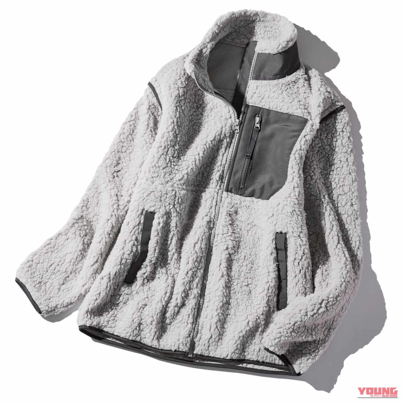 ワークマン デタッチャブルボアスタンドジャケット｜「夏が長く、秋が短い」異常気象に勝つ! ワークマン「トレルン・ノビルン」シリーズがライダーの寒暖差対策にぴったりすぎる