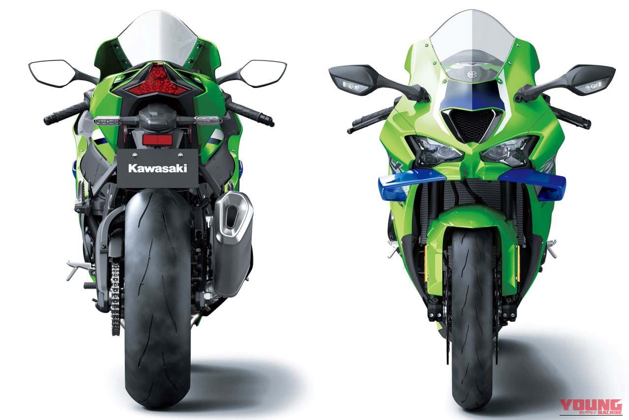 |カワサキ新型「ニンジャZX-10R/RR」登場! ダウンフォース25%向上の大型ウイングレットやTFTメーターを新採用【海外】