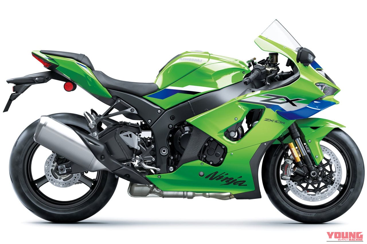 |カワサキ新型「ニンジャZX-10R/RR」登場! ダウンフォース25%向上の大型ウイングレットやTFTメーターを新採用【海外】