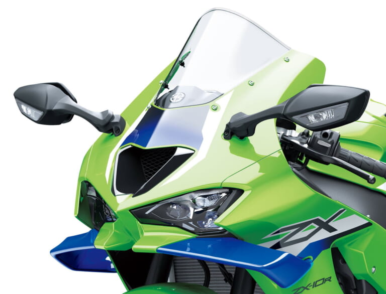 カワサキ|ニンジャZX-10R|北米仕様|カワサキ新型「ニンジャZX-10R/RR」登場! ダウンフォース25%向上の大型ウイングレットやTFTメーターを新採用【海外】