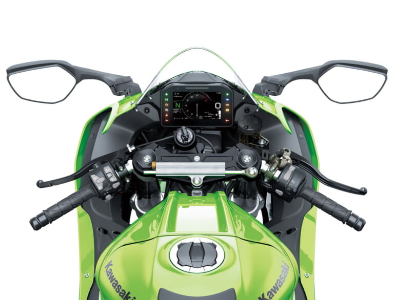 カワサキ｜ニンジャZX-10R｜北米仕様｜カワサキ新型「ニンジャZX-10R／RR」登場！ ダウンフォース25％向上の大型ウイングレットやTFTメーターを新採用【海外】