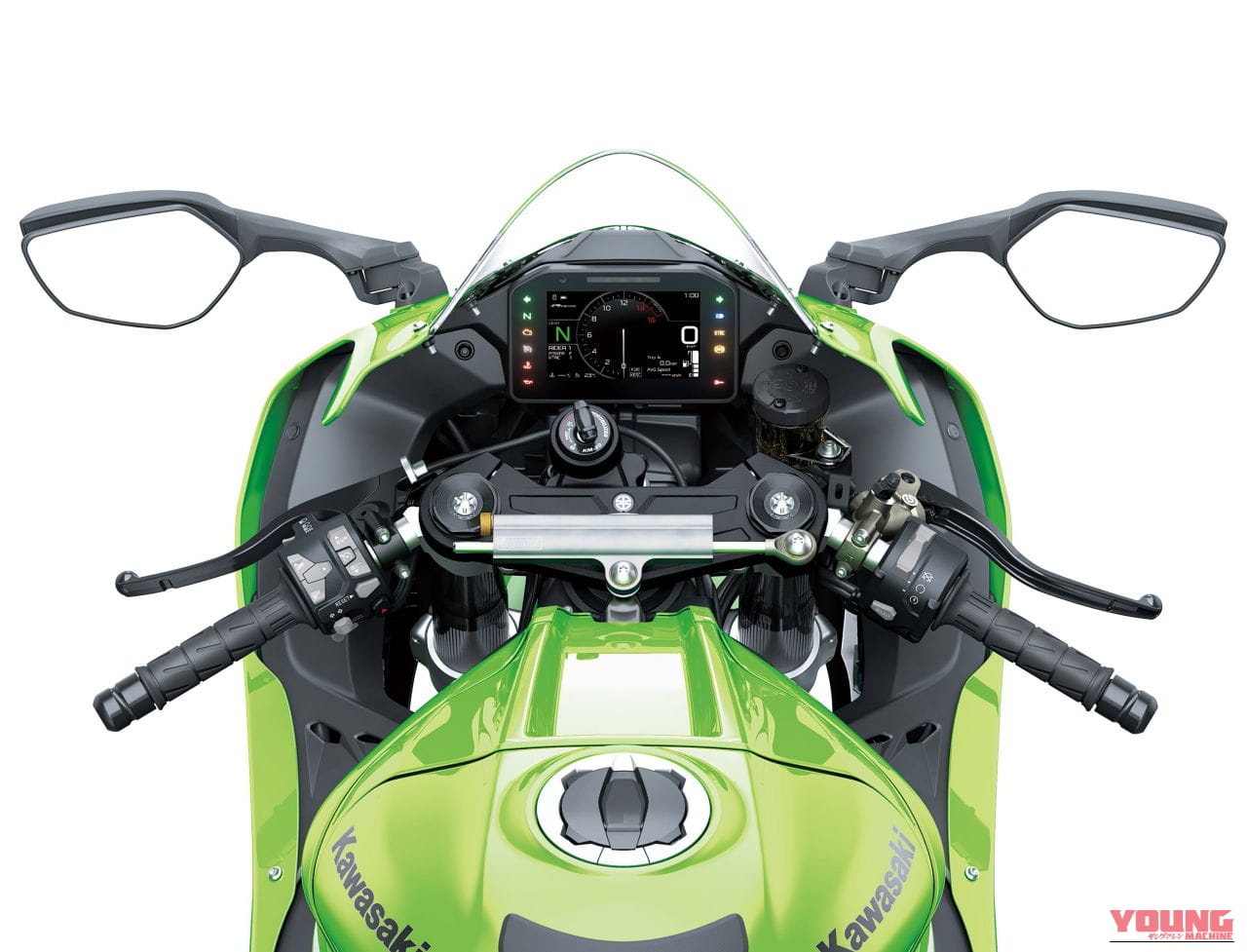 |カワサキ新型「ニンジャZX-10R/RR」登場! ダウンフォース25%向上の大型ウイングレットやTFTメーターを新採用【海外】
