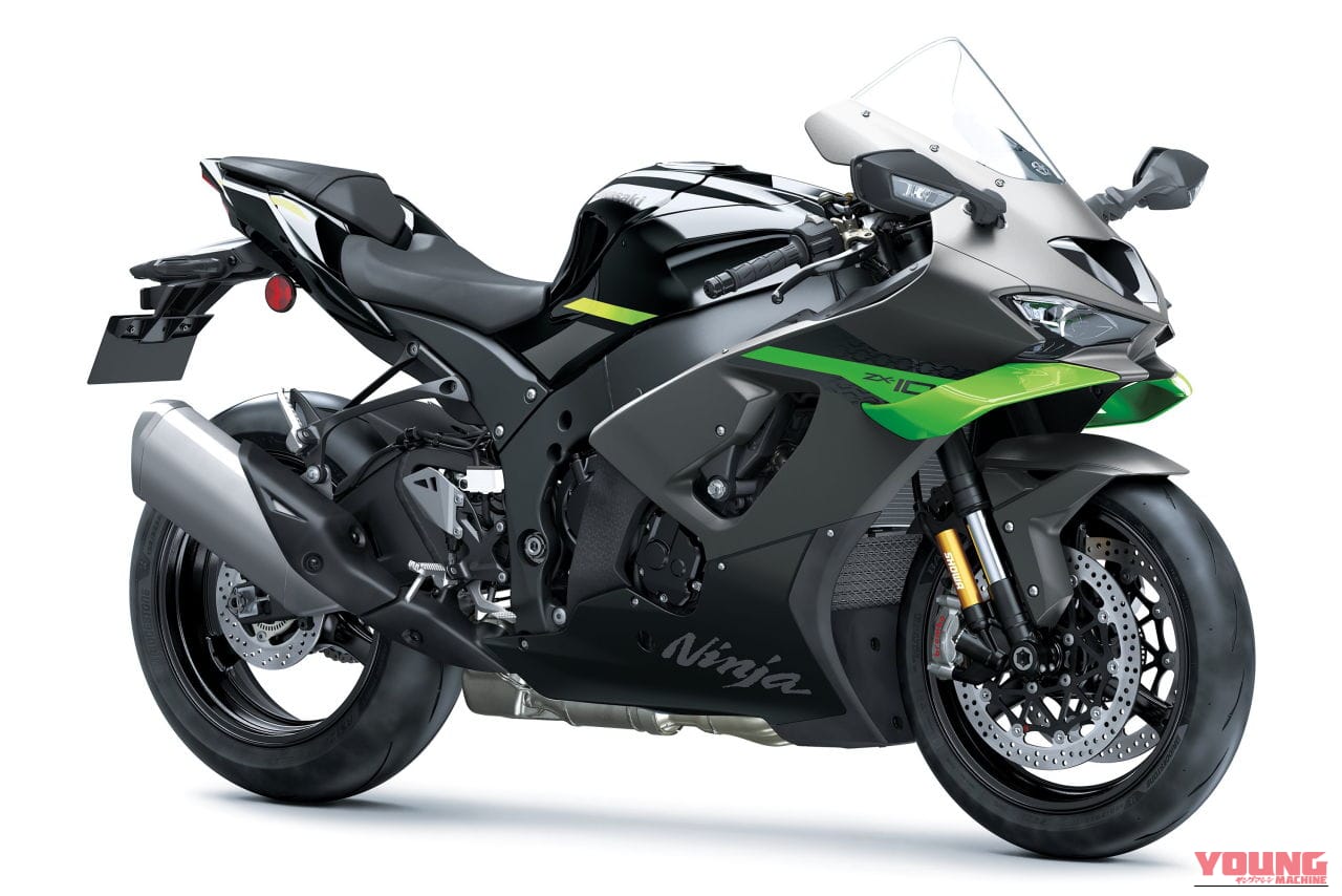 |カワサキ新型「ニンジャZX-10R/RR」登場! ダウンフォース25%向上の大型ウイングレットやTFTメーターを新採用【海外】