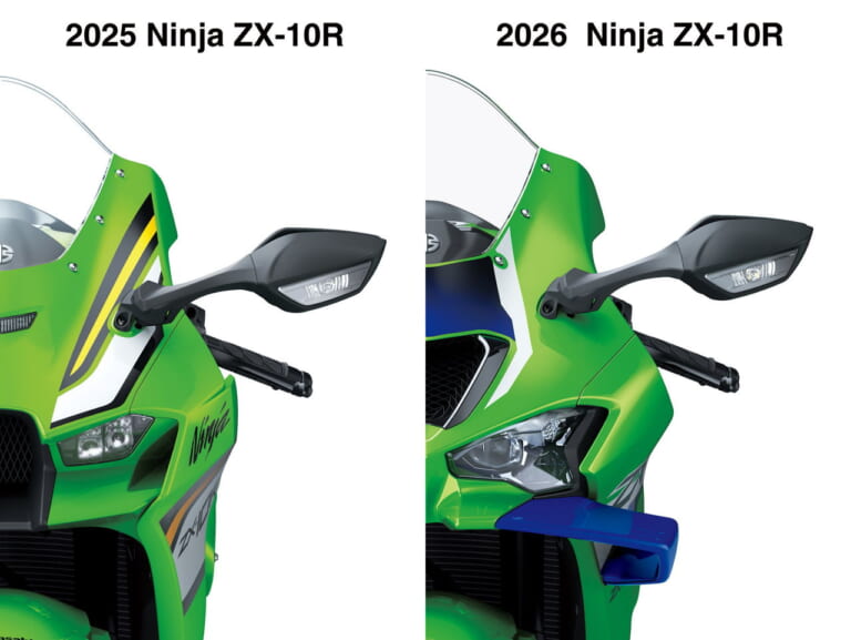 カワサキ｜ニンジャZX-10R｜カワサキ新型「ニンジャZX-10R／RR」登場！ ダウンフォース25％向上の大型ウイングレットやTFTメーターを新採用【海外】