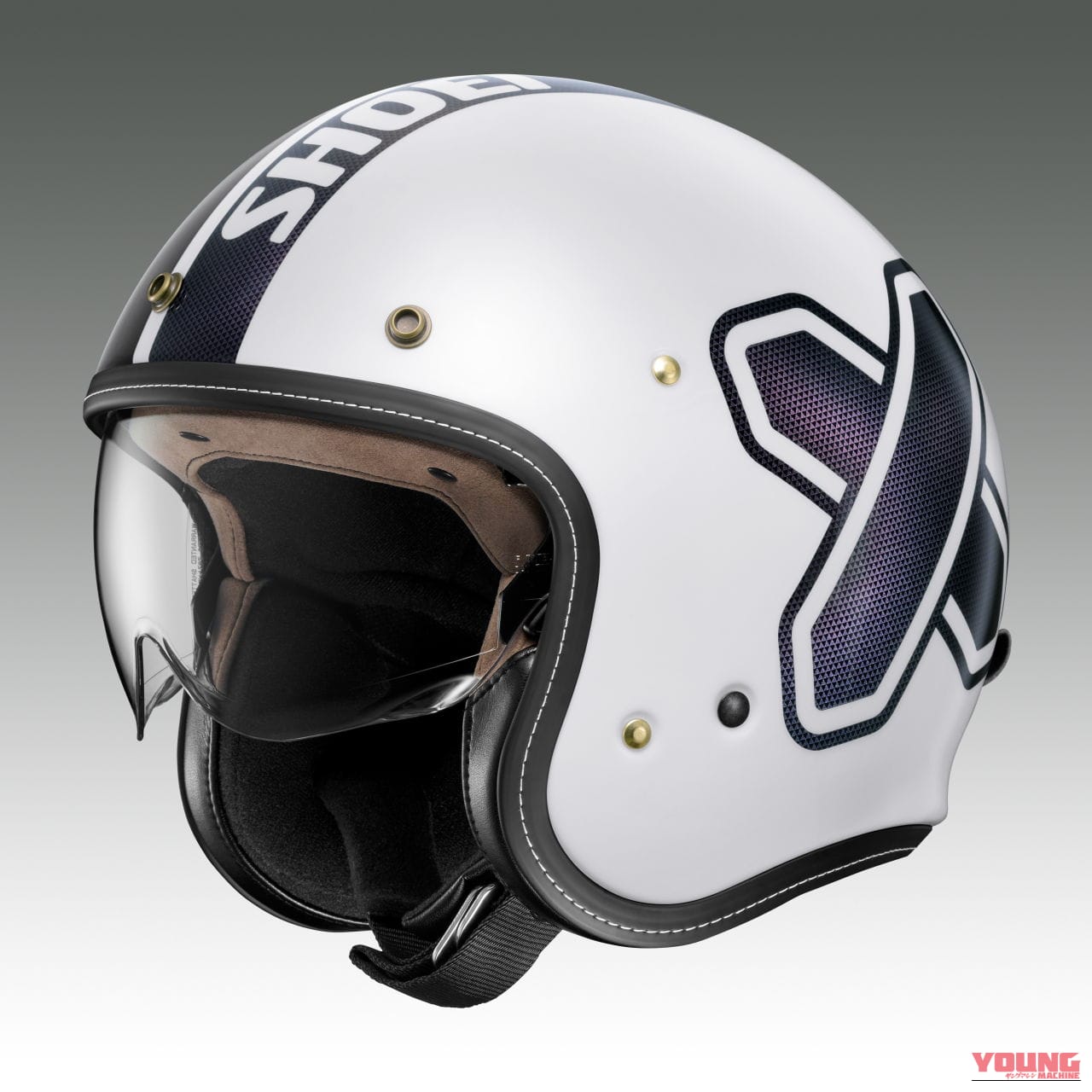 SHOEI J・O+ CROSS LOGO 2|【新製品】SHOEIクロスロゴの第2弾! ネオクラシック2機種に「CROSS LOGO 2」が登場