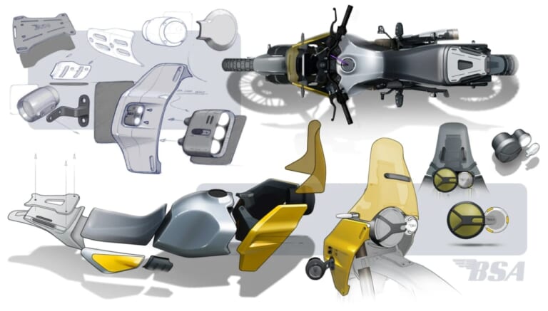 BSA|サンダーボルト|普通二輪免許で乗れるBSA! 新型アドベンチャー「サンダーボルト」は水冷単気筒に左右非対称デザインを採用【EICMA】