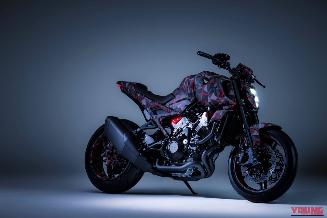 ホンダ|V3R 900 E-コンプレッサー プロトタイプ|EICMA 2025|1200ccエンジンに匹敵?! ホンダが「V3R 900 E-コンプレッサー プロトタイプ」を発表! 電動過給のV型3気筒エンジンがスリムな車体を実現【EICMA】