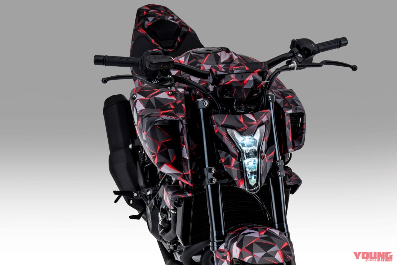 ホンダ|V3R 900 E-コンプレッサー プロトタイプ|EICMA 2025|1200ccエンジンに匹敵?! ホンダが「V3R 900 E-コンプレッサー プロトタイプ」を発表! 電動過給のV型3気筒エンジンがスリムな車体を実現【EICMA】