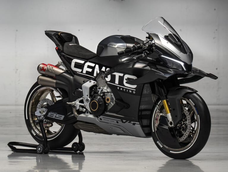 CFMOTO|V4 SR-RR|この羽根、動くぞ!! CFMOTOが「V4 SR-RRプロトタイプ」を発表、2026年に生産開始へ!【EICMA】