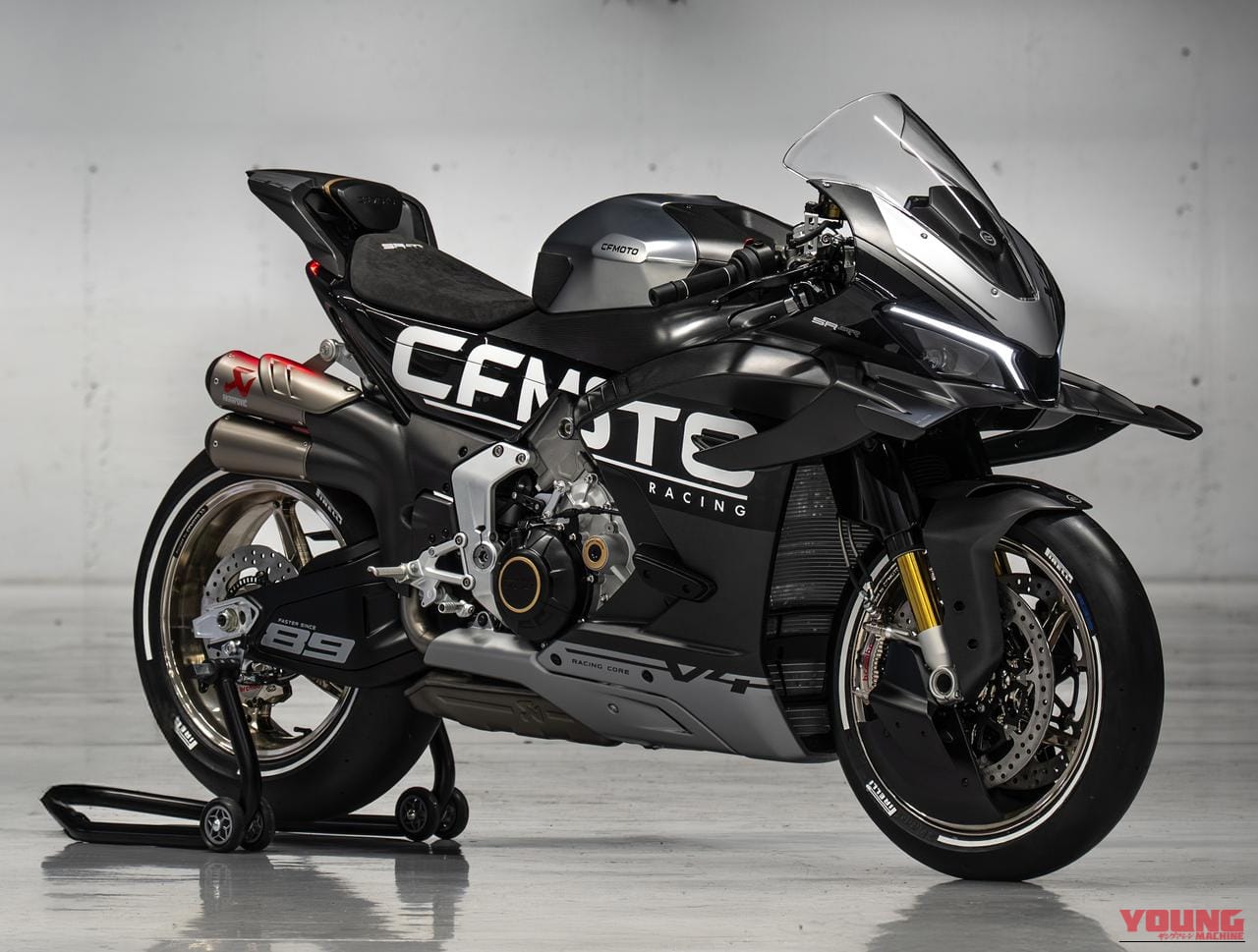 CFMOTO｜V4 SR-RR｜この羽根、動くぞ!! CFMOTOが「V4 SR-RRプロトタイプ」を発表、2026年に生産開始へ！【EICMA】
