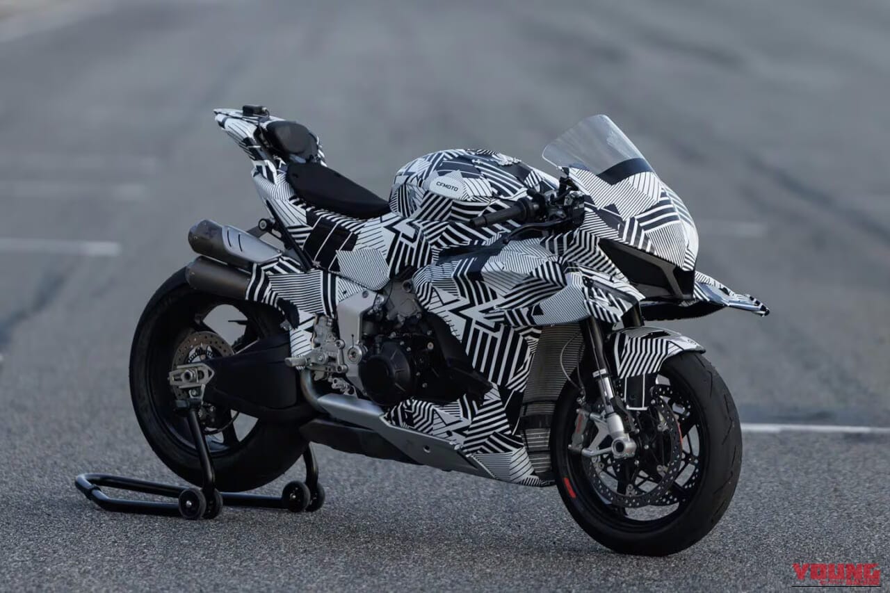 CFMOTO｜V4 SR-RR｜この羽根、動くぞ!! CFMOTOが「V4 SR-RRプロトタイプ」を発表、2026年に生産開始へ！【EICMA】