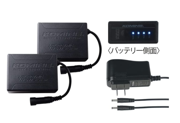 冬のツーリングを暖かくする必需品・コミネの電熱グローブ専用バッテリーセットがセール中【Amazon ブラックフライデー】