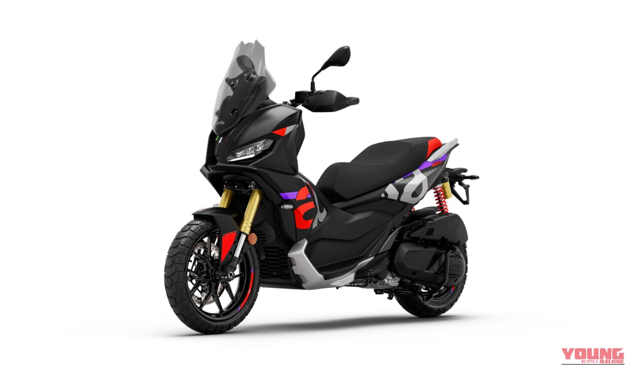aprilia SR GT400｜アプリリア「SR GT 400」「RS 457 GP Replica」がEICMA2025で登場【ミドルクラスの冒険スクーター＆MotoGP直系スーパースポーツ】