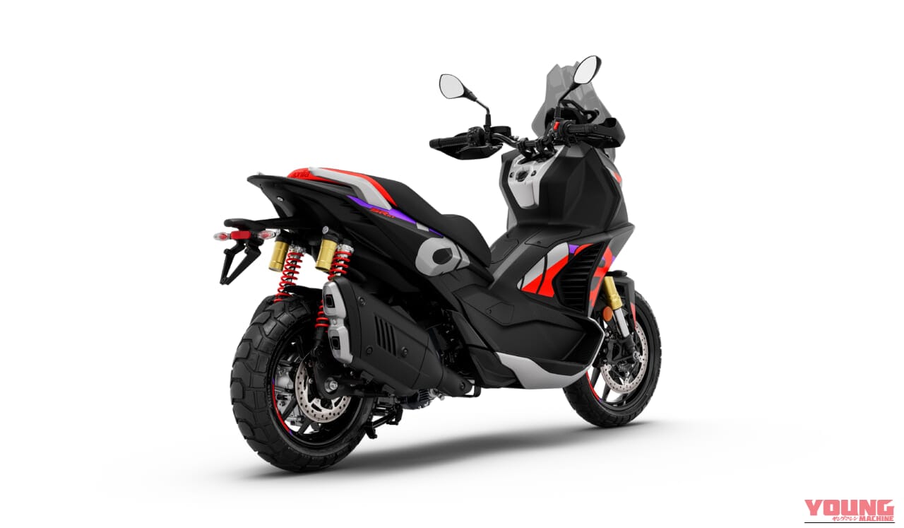 aprilia SR GT400|アプリリア「SR GT 400」「RS 457 GP Replica」がEICMA2025で登場【ミドルクラスの冒険スクーター&MotoGP直系スーパースポーツ】