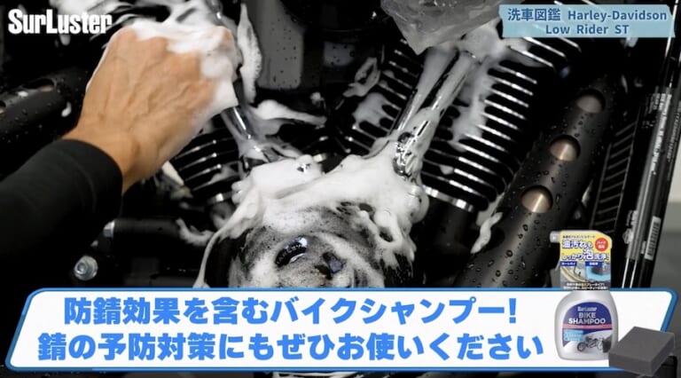 洗車図鑑～車種別バイクの洗い方教えます～洗車で注意するところが国産車とはちょっと違う? ハーレー「ローライダーST」編｜【洗車図鑑】車種別バイクの洗い方教えます：洗車で注意するところが国産車とはちょっと違う? ハーレー「ローライダーST」編