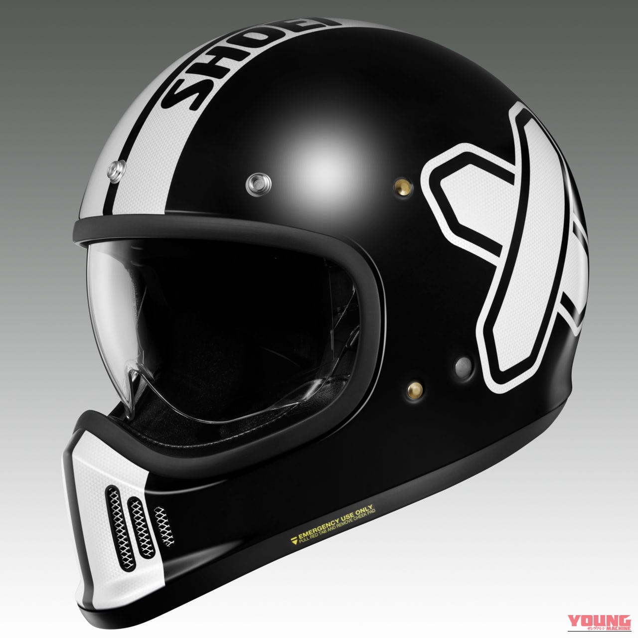 SHOEI EX-ZERO CROSS LOGO 2|【新製品】SHOEIクロスロゴの第2弾! ネオクラシック2機種に「CROSS LOGO 2」が登場