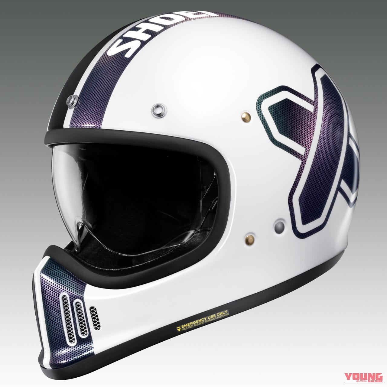 SHOEI EX-ZERO CROSS LOGO 2｜【新製品】SHOEIクロスロゴの第2弾！ ネオクラシック2機種に「CROSS LOGO 2」が登場