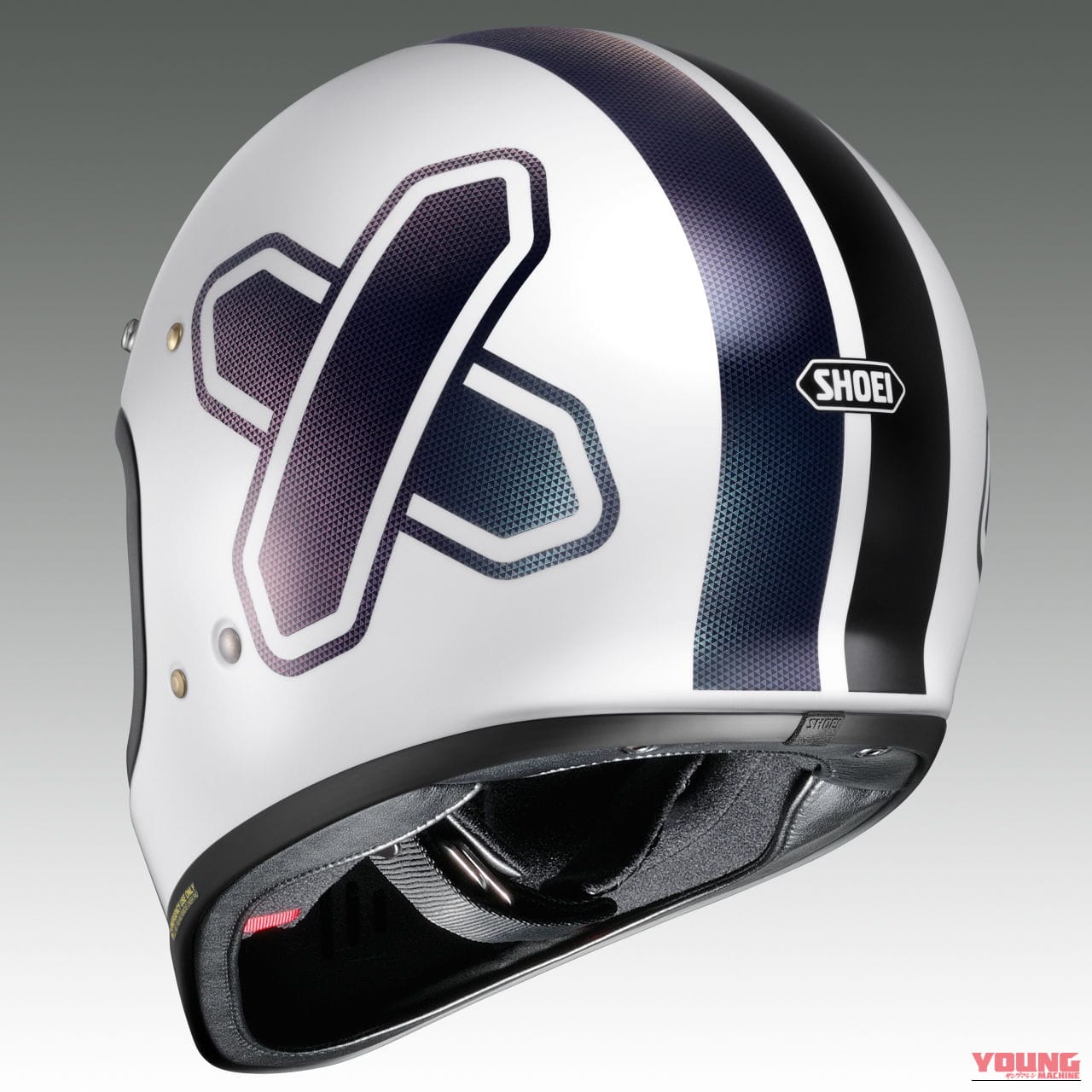 |【新製品】SHOEIクロスロゴの第2弾! ネオクラシック2機種に「CROSS LOGO 2」が登場