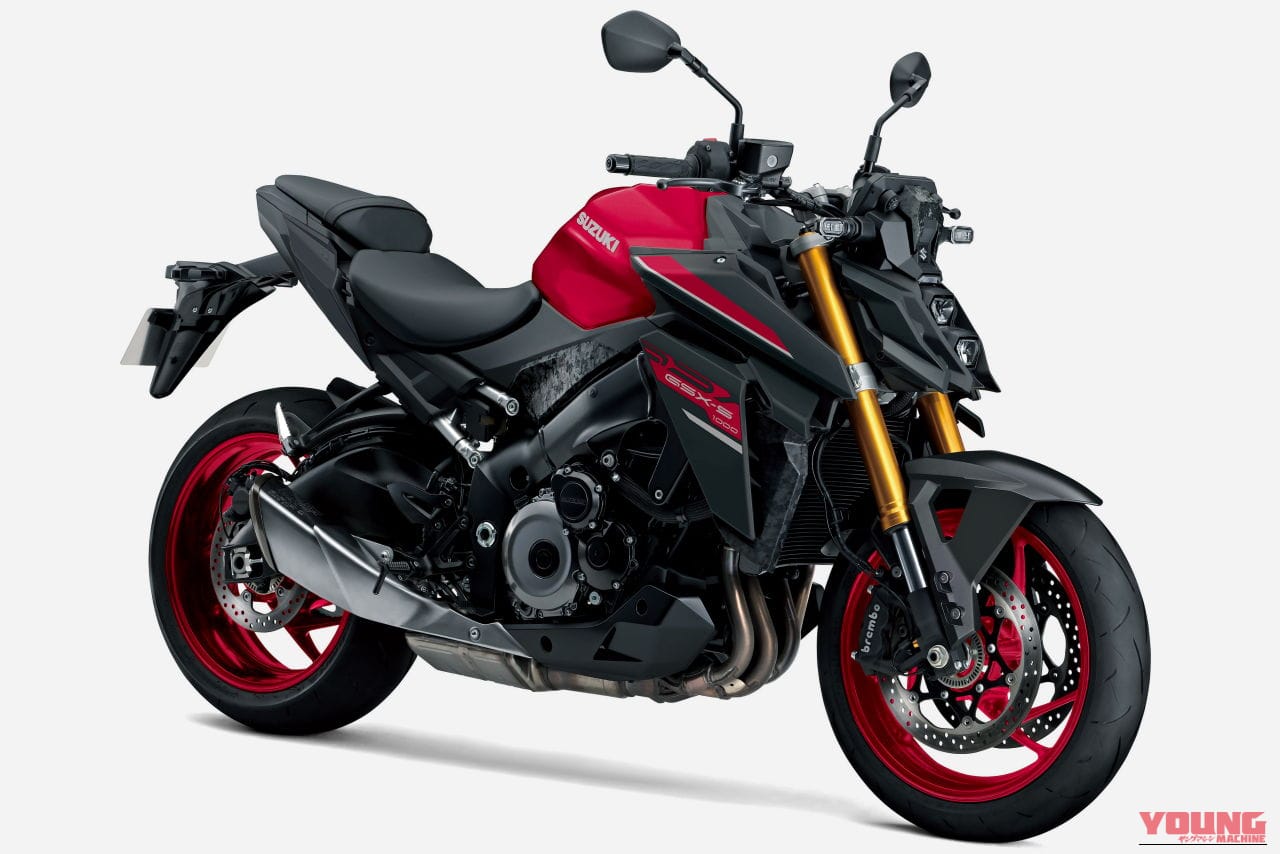 |スズキが「GSX-S1000」のニューカラーを発表! 新たに赤を設定、前年に5インチTFTカラーディスプレイを採用