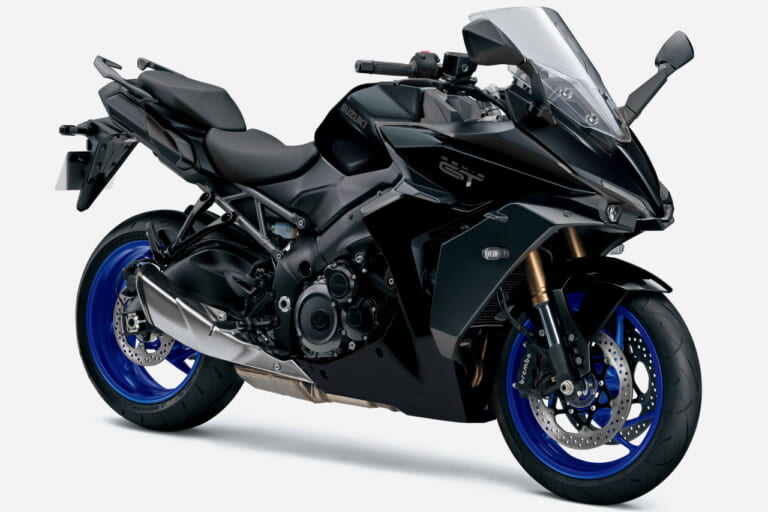 スズキ｜GSX-S1000GT｜2026年モデル｜スズキが「GSX-S1000GT」の2026年モデルを発表！ 新色はブロンズホイールのホワイト、ブルーホイールのブラックだ！