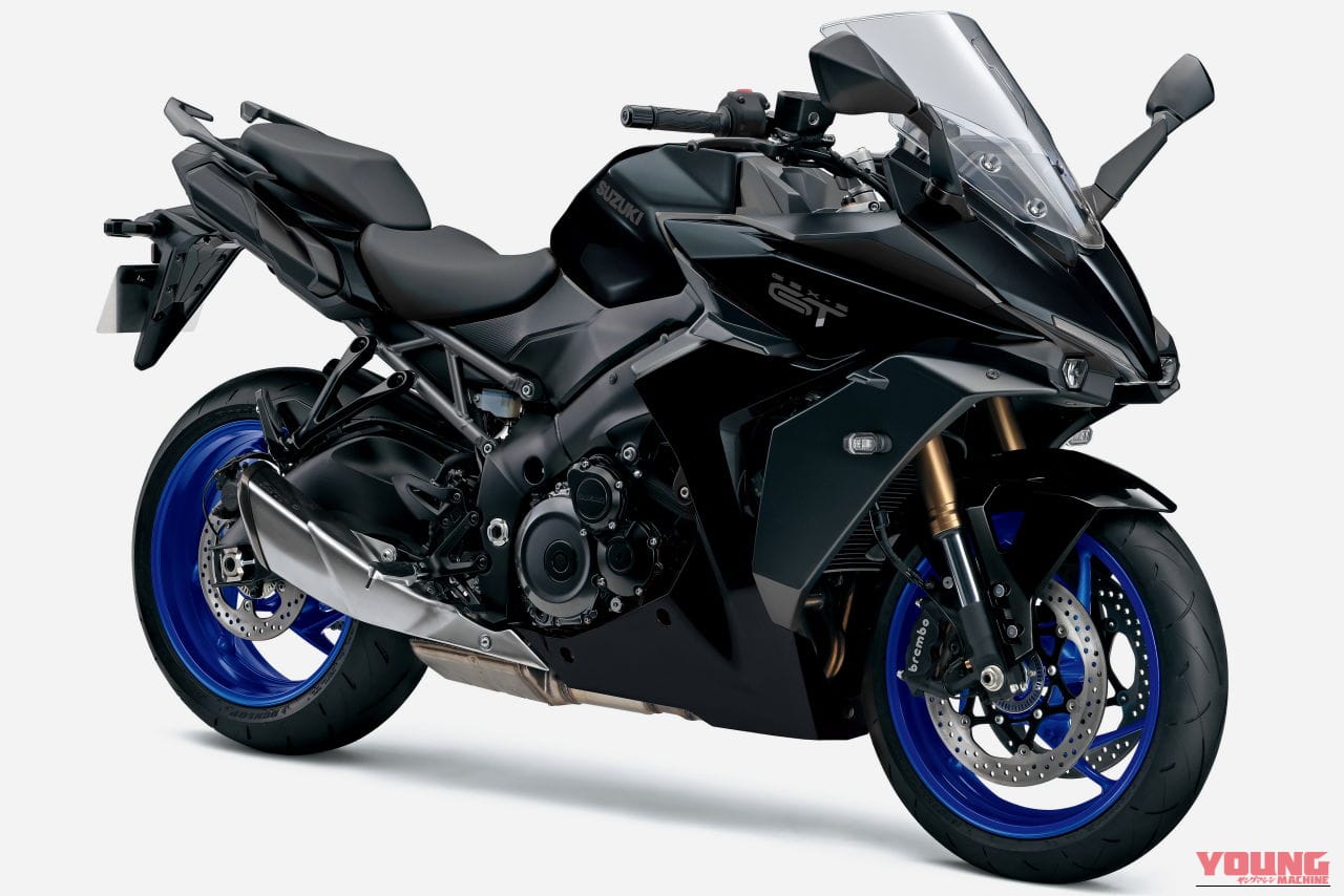 |スズキが「GSX-S1000GT」の2026年モデルを発表! 新色はブロンズホイールのホワイト、ブルーホイールのブラックだ!