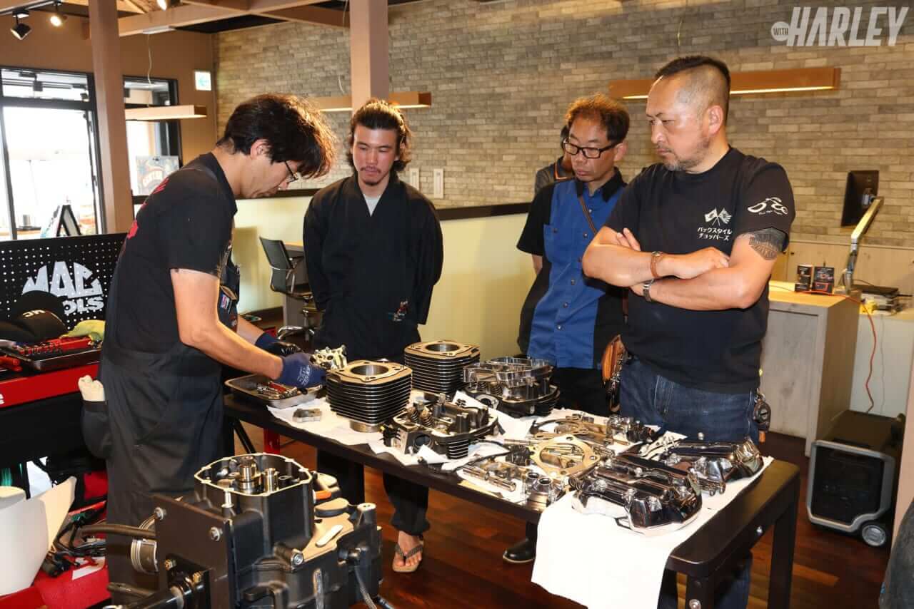 ハーレーダビッドソン知立|イベント|エンジン組み立て|ハーレーを取り巻くカルチャー丸ごと! 誰もが楽しめるスペシャルな2日間〈ハーレーダビッドソン知立 FUNFESTA Vol.4〉