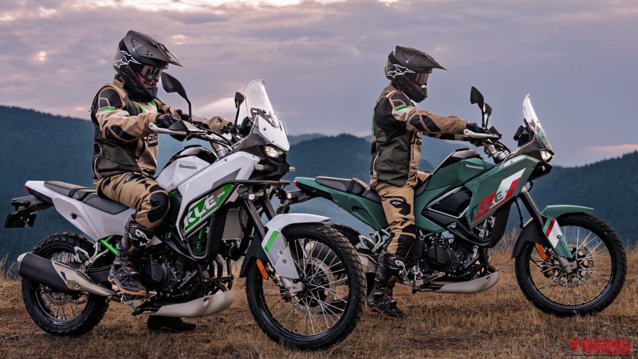 |【新型発表】カワサキ(KAWASAKI)新型アドベンチャー「KLE500」を発表! 上位版「KLE500 SE」はTFTメーターや大型スクリーンも装備〈海外〉