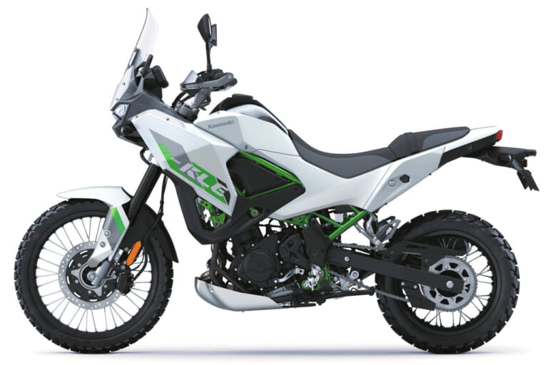 カワサキ｜KLE500｜輸出仕様｜2026年モデル｜【新型発表】カワサキ(KAWASAKI)新型アドベンチャー「KLE500」を発表！ 上位版「KLE500 SE」はTFTメーターや大型スクリーンも装備〈海外〉