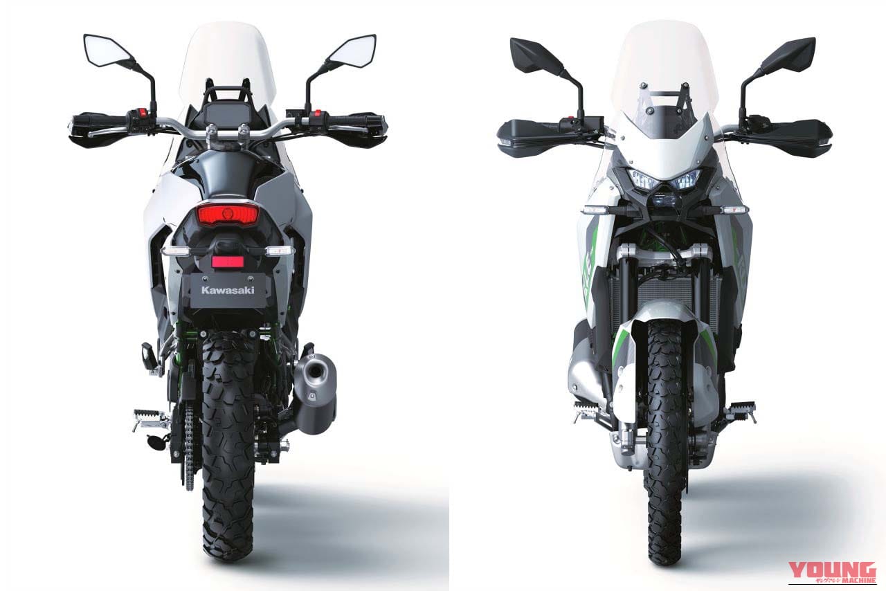 ｜【新型発表】カワサキ(KAWASAKI)新型アドベンチャー「KLE500」を発表！ 上位版「KLE500 SE」はTFTメーターや大型スクリーンも装備〈海外〉