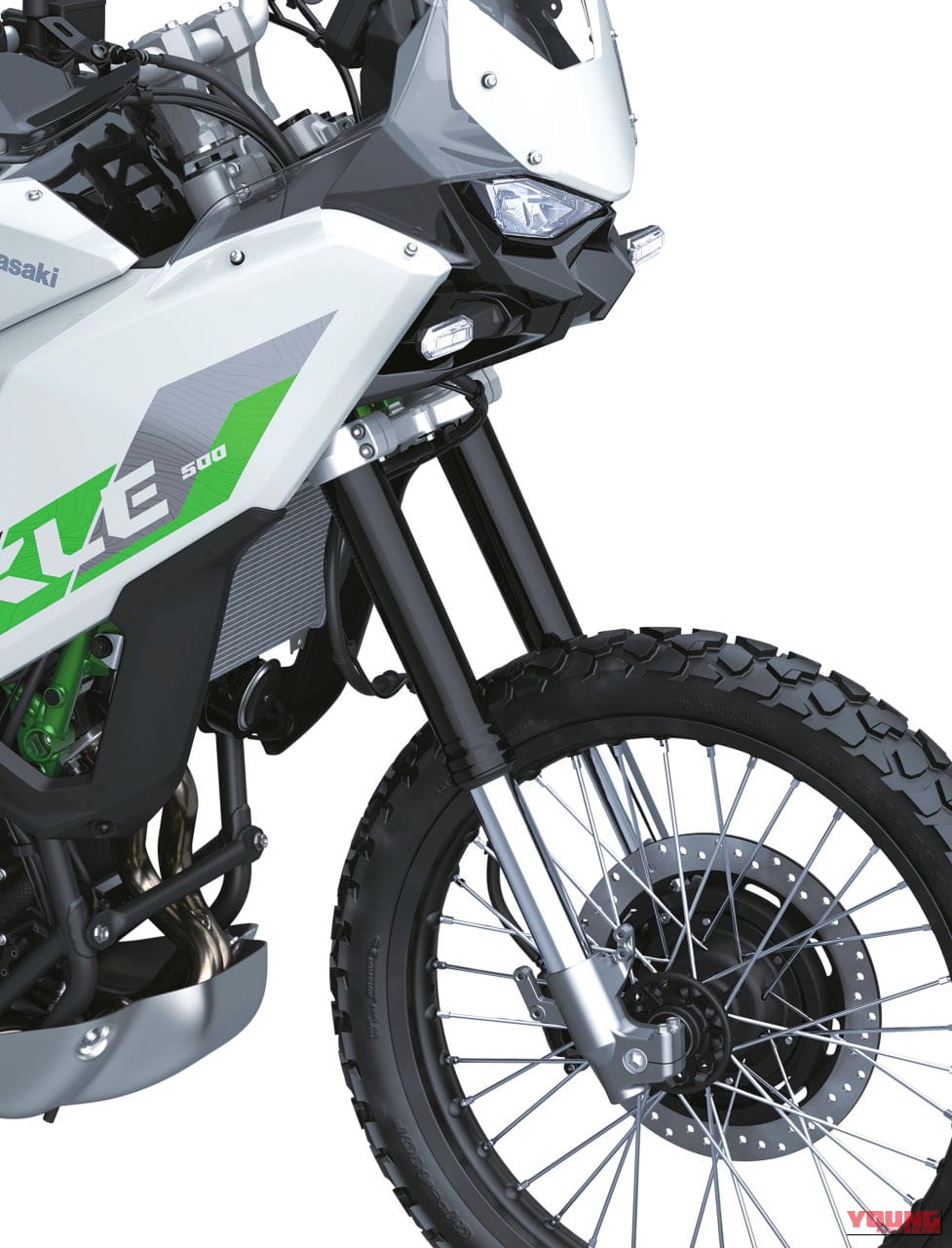 カワサキ|KLE500|輸出仕様|2026年モデル|【新型発表】カワサキ(KAWASAKI)新型アドベンチャー「KLE500」を発表! 上位版「KLE500 SE」はTFTメーターや大型スクリーンも装備〈海外〉