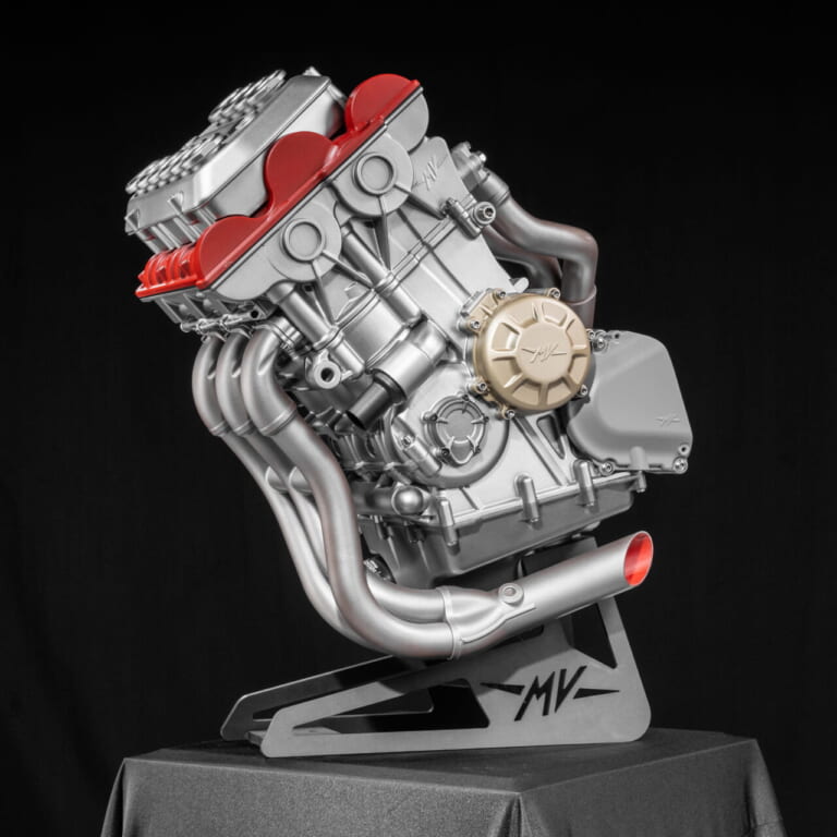 MV AGUSTA 5-CYLINDER ENGINE CONCEPT “QUADRATO”|新設計5気筒エンジン!! MVアグスタがEICMAで3本カムシャフトのエンジンコンセプトを発表!