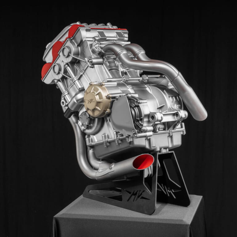 MV AGUSTA 5-CYLINDER ENGINE CONCEPT “QUADRATO”｜新設計5気筒エンジン!! MVアグスタがEICMAで3本カムシャフトのエンジンコンセプトを発表!